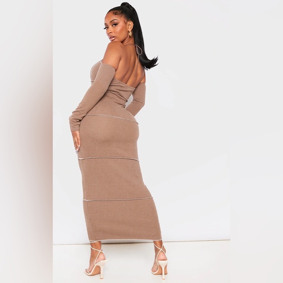 Brown Maxi Dress - Picture 3 of 8